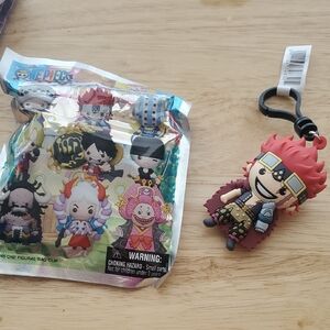 One piece Eustass Kid Bag Clip - Red and Brown